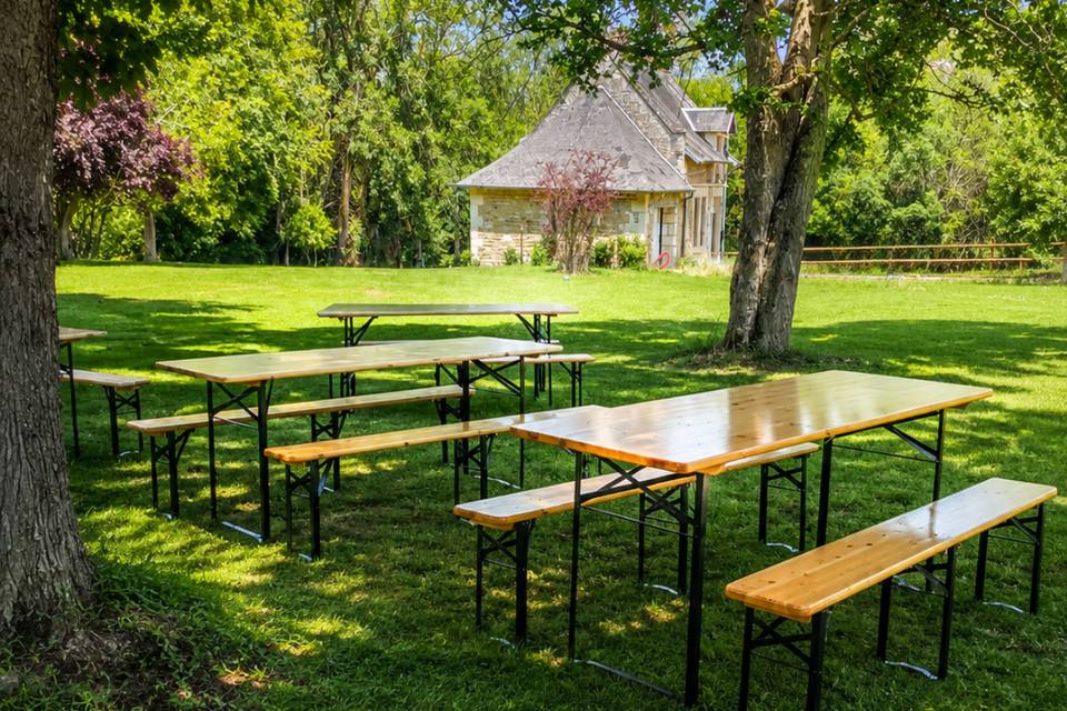 Sous les arbres