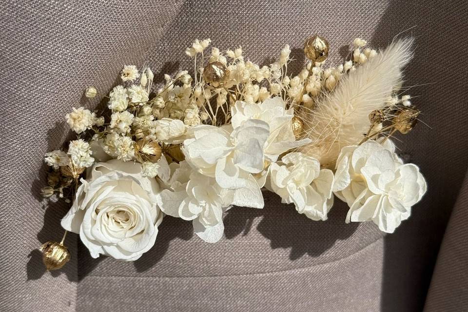 Boutonnière poche entière