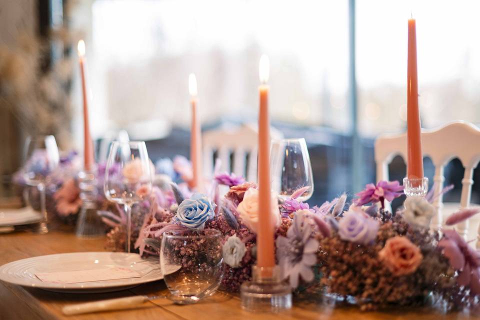 Tresse de table acidulée