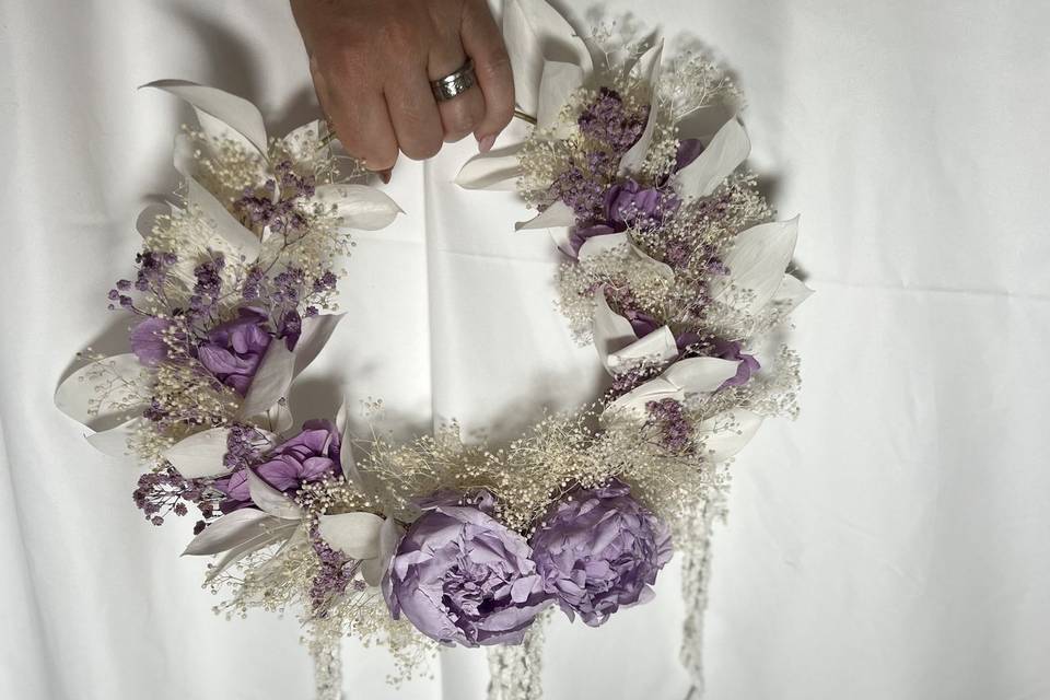 Couronne bouquet de mariée