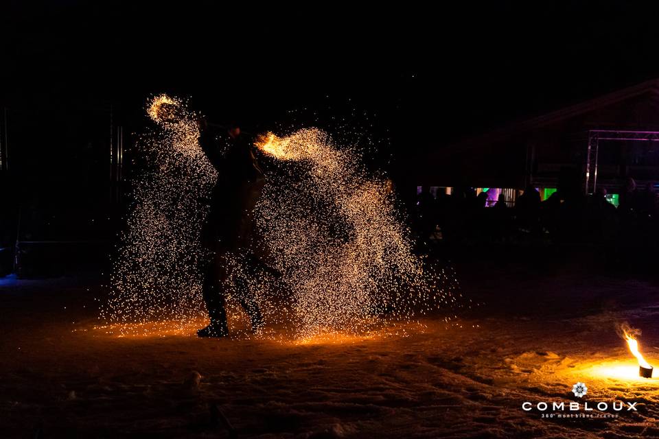Artiste feu professionnel