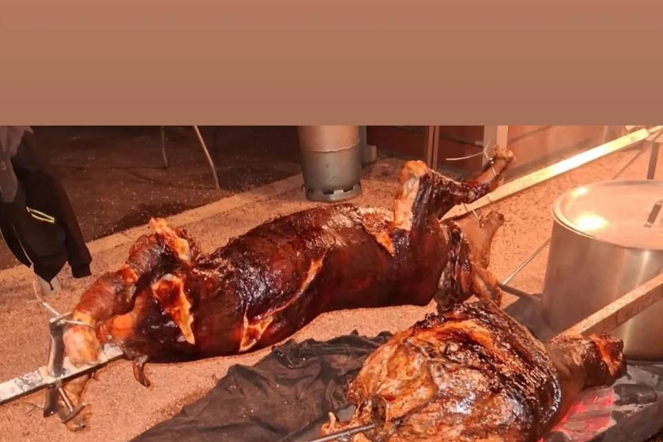 Jambon et Porcelet