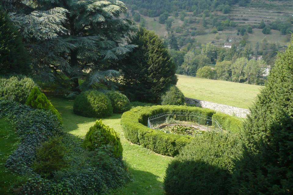 Vue sur le parc