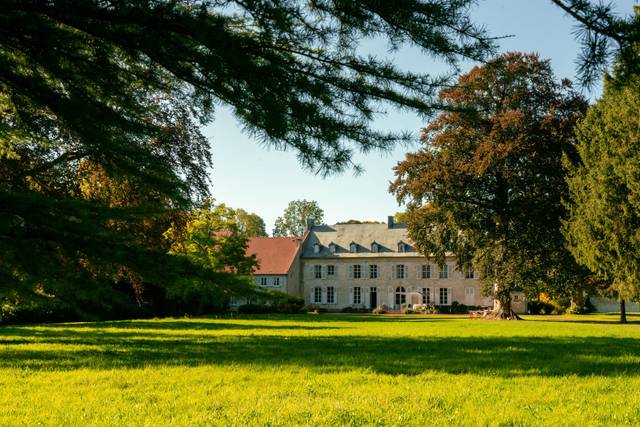 Maison vue du parc