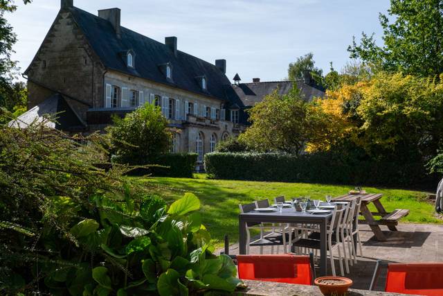 Depuis la terrasse du gîte