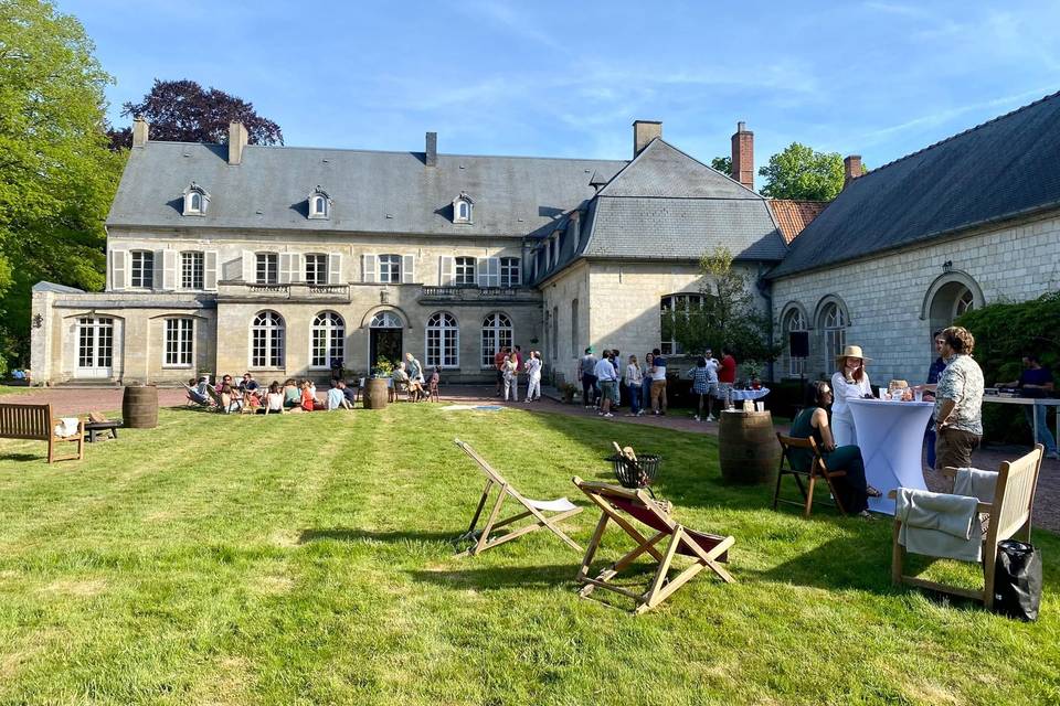 Cocktail cour principale