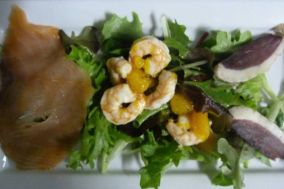 Salade terre et mer