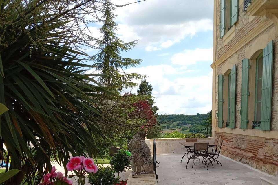 La terrasse avant