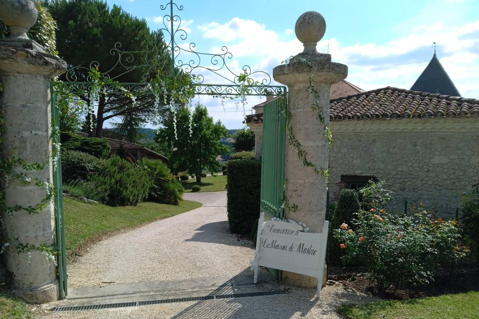 L'entrée du domaine