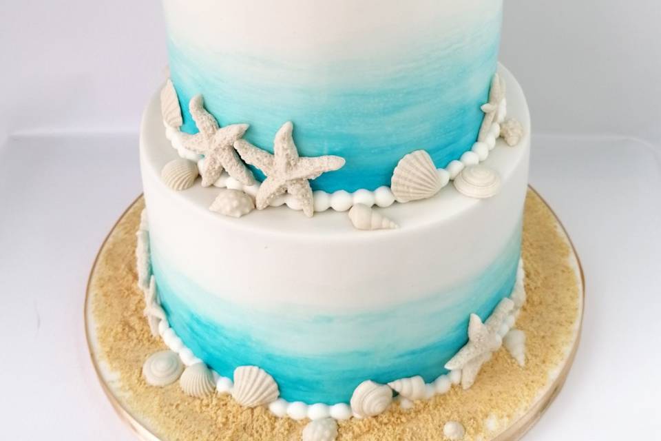 Wedding cake plage