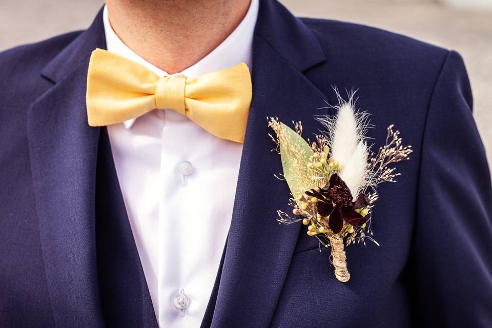 Boutonniere marié