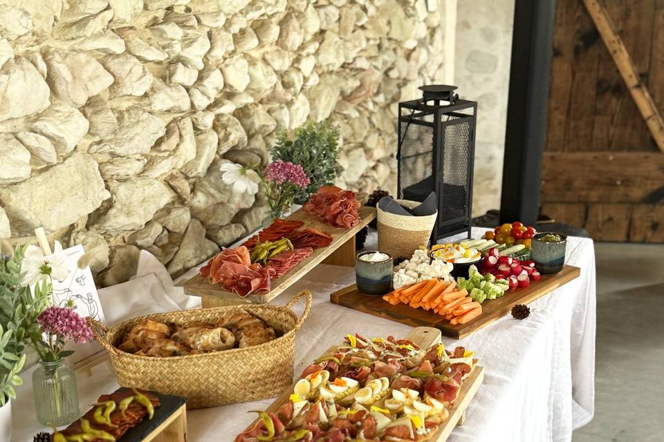 Pintoxs & légumes croquants