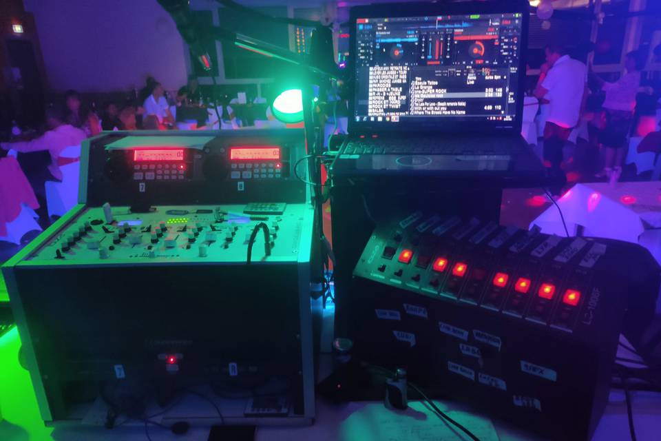 Coté mixage et light