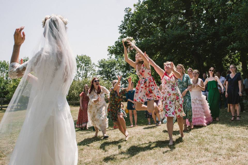 Le lancer du bouquet