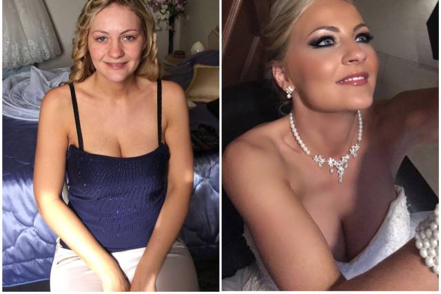 Maquillage de mariée soirée