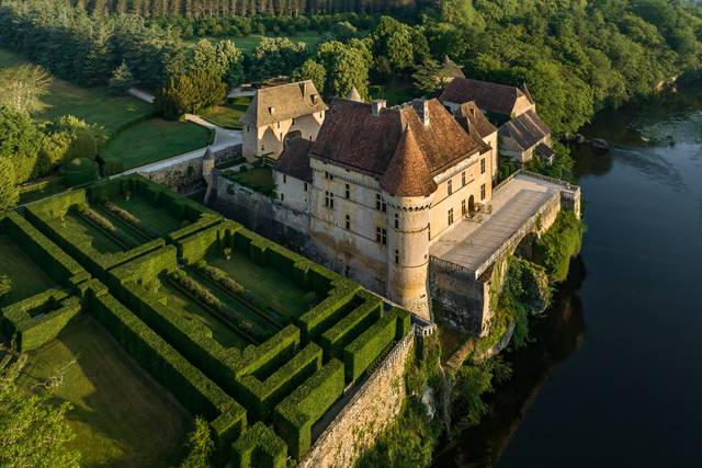 Château vue de haut