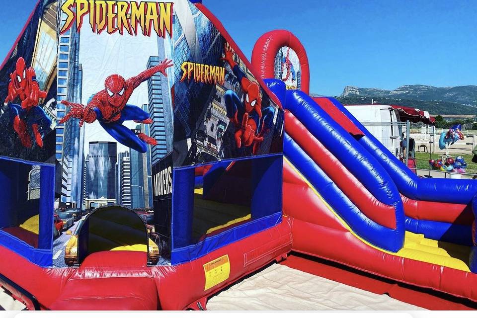 Château gonflable Spiderman