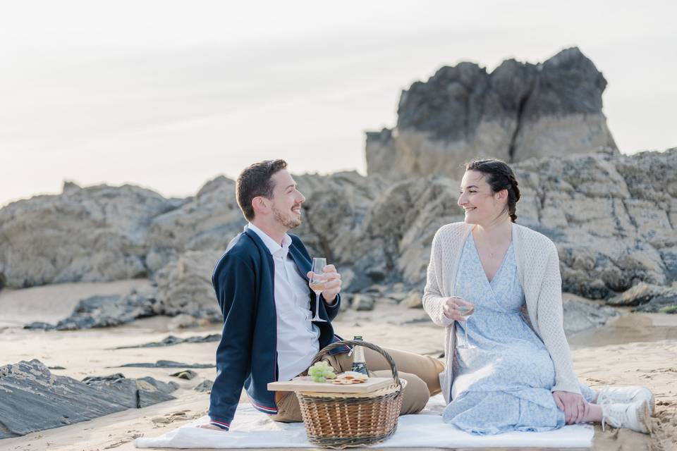 Séance couple avant mariage