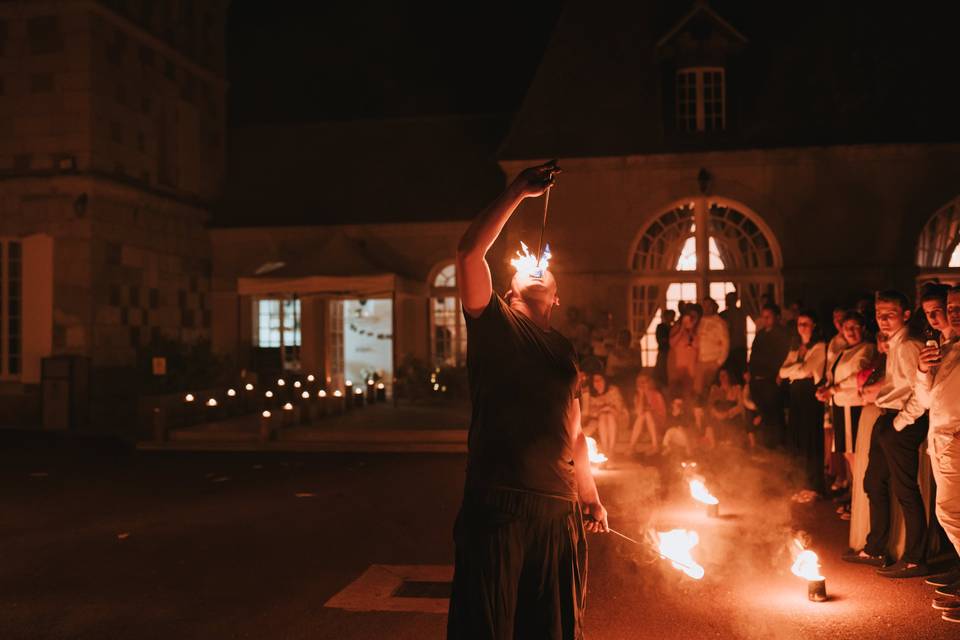 Terra Juggler - Spectacle de feu et led