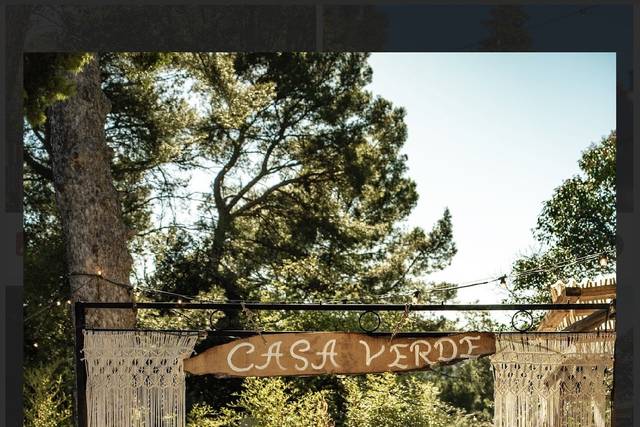 Entrée de casa Verde