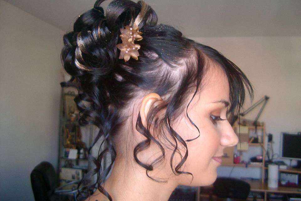 Chignon invitée