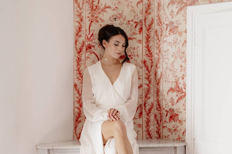 Soft glam bridal makeup