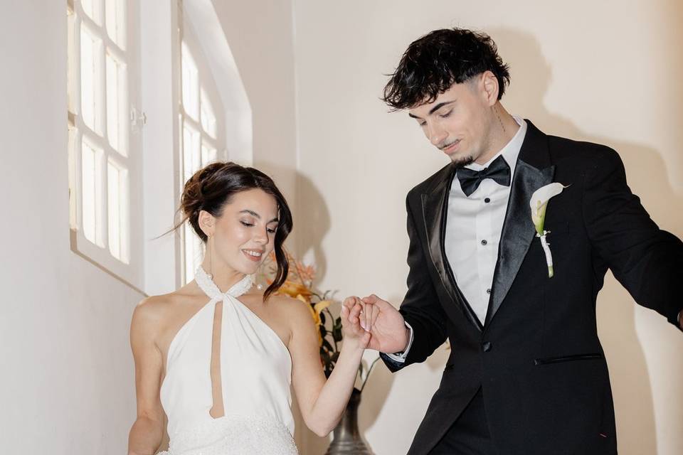 Soft glam bridal makeup