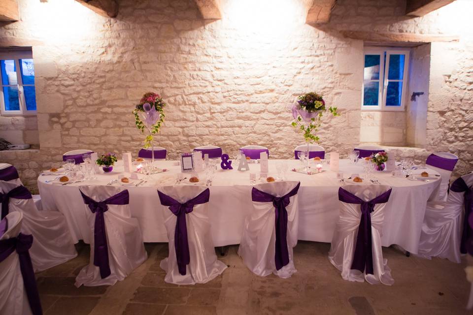 Table des mariée grange basse