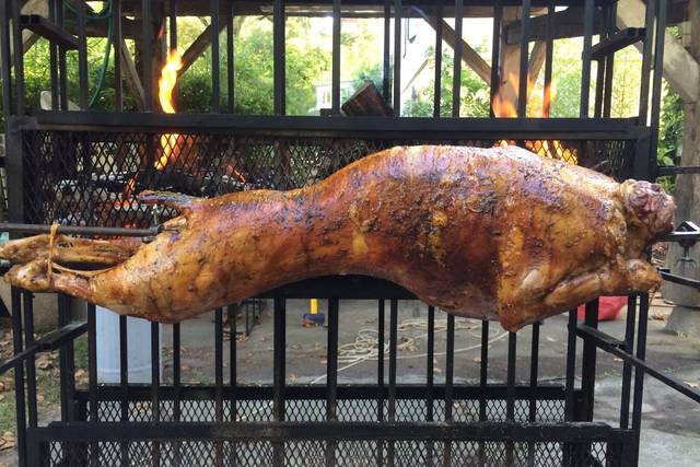 Agneau a la broche