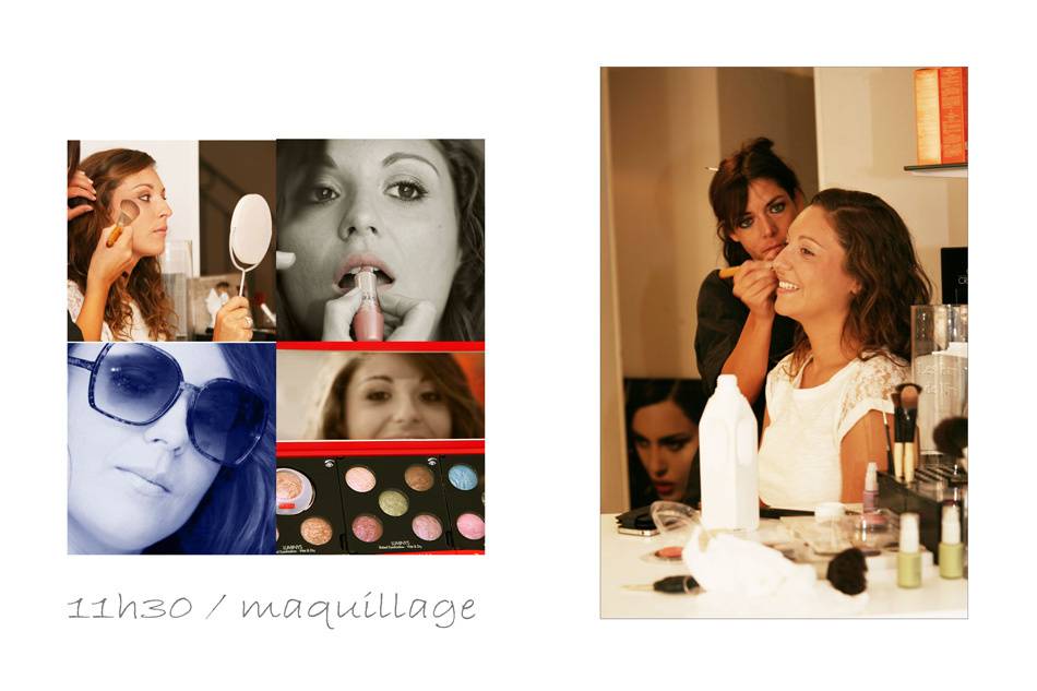 Composition maquillage