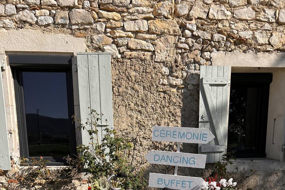 Arrivée espace cérémonie