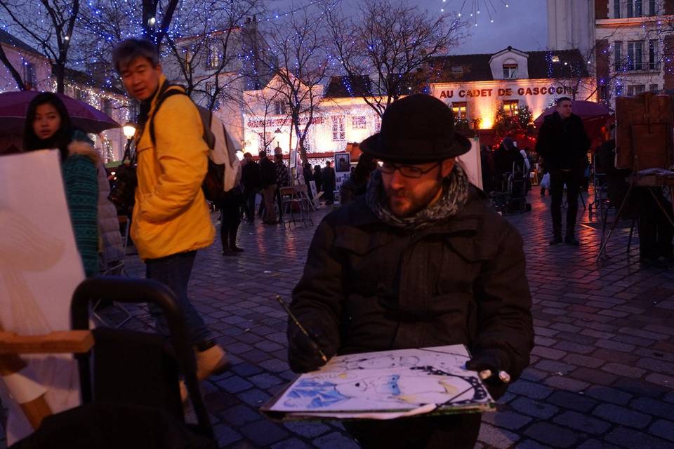 Célèbre Place du Tertre àParis