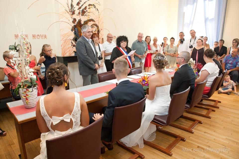 Mariage à la mairie de Nogent