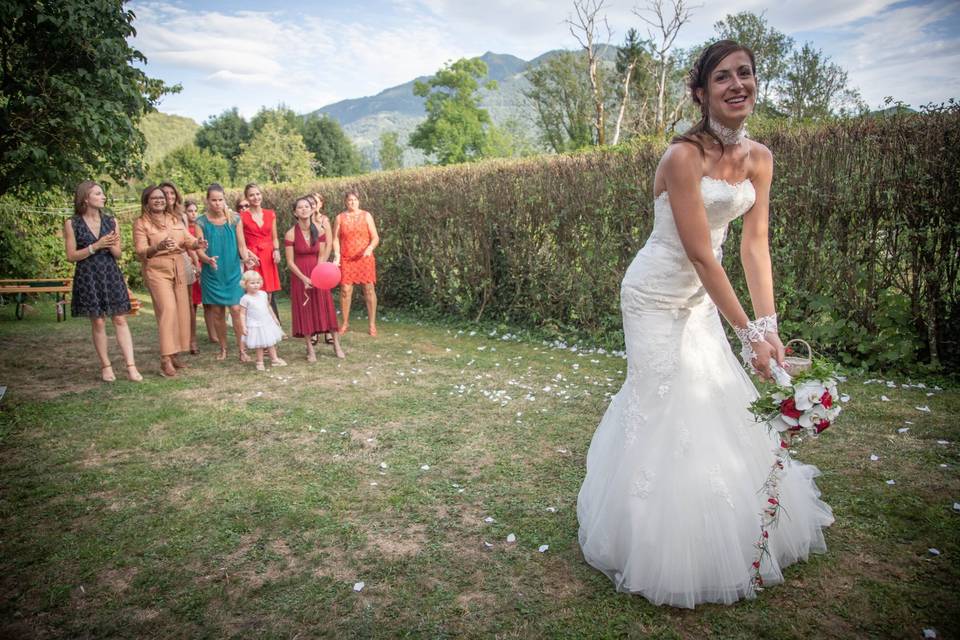 Le jeté du bouquet