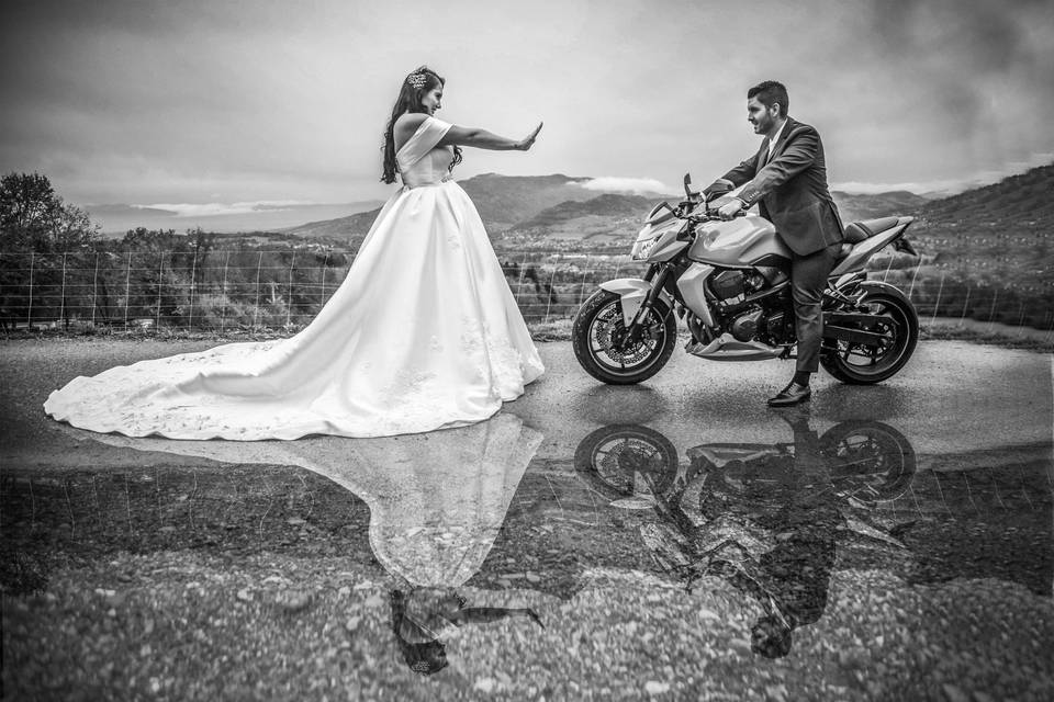 Mariage motard