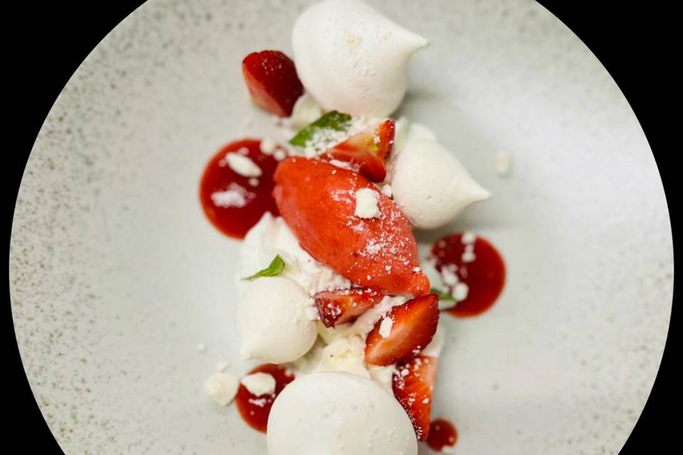 Dessert à l'assiette