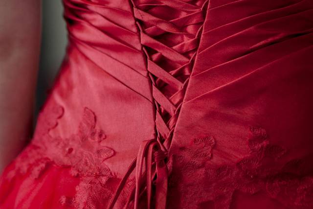 Robe mariée rouge