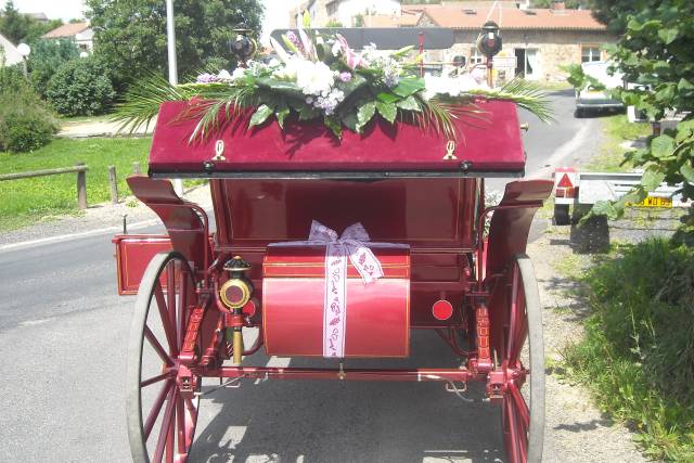 Calèche décorée