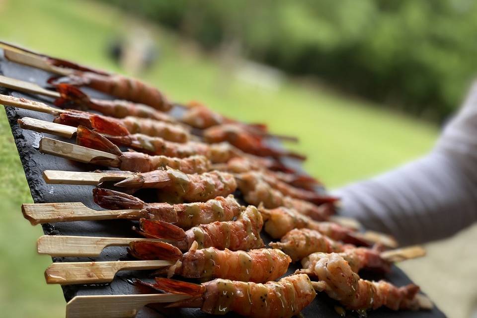 Gambas vinaigrette passion