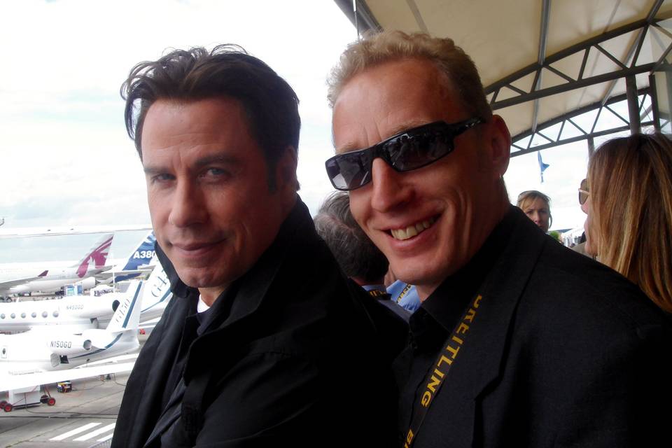 Gala Breitling avec J. Travolt