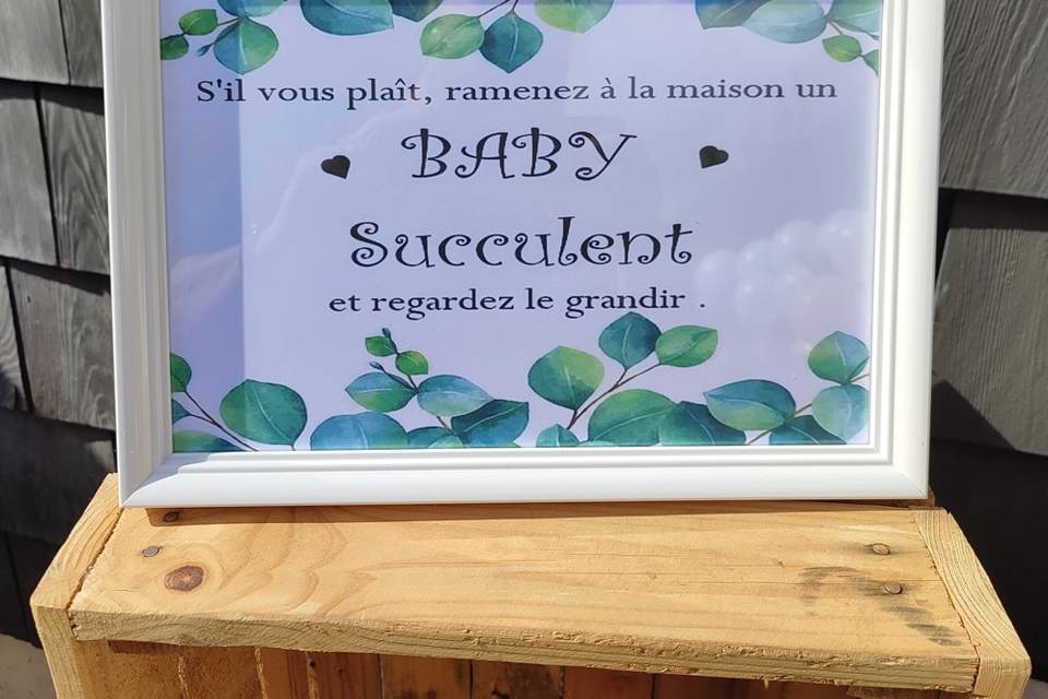 Prestation baby shower