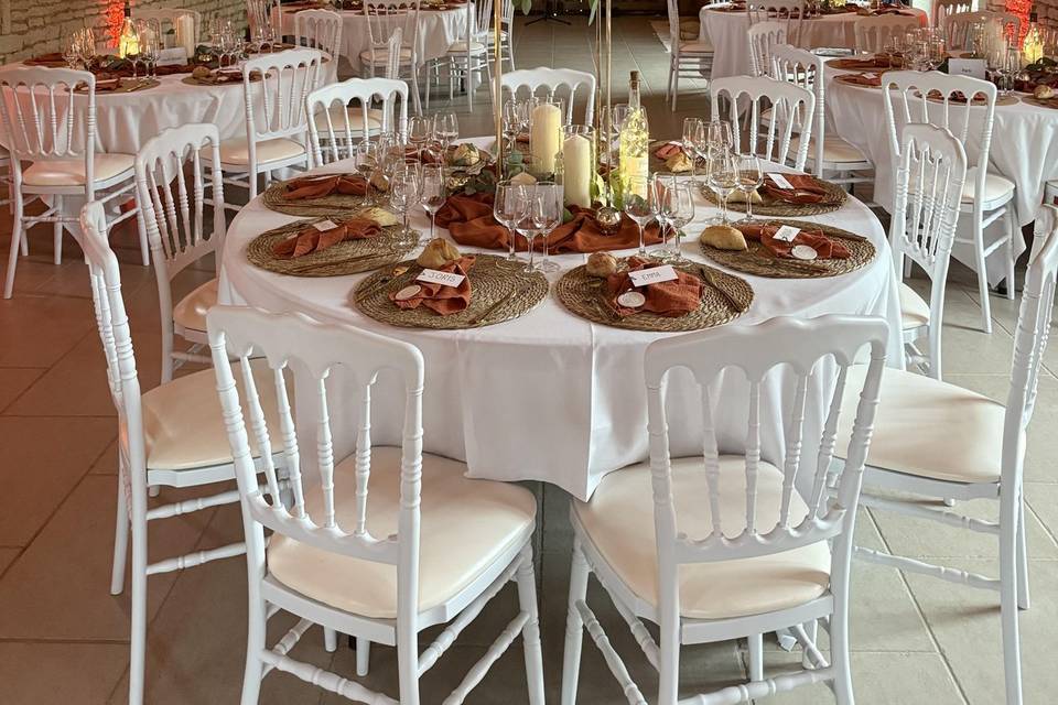 Tables de mariage