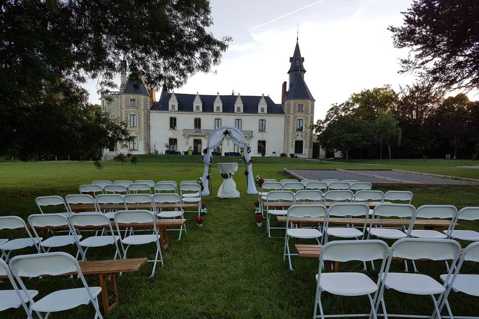 Cérémonie en plein air