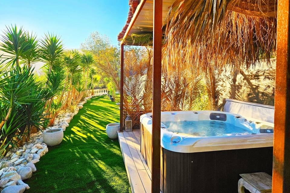Chalet romantique jacuzzi
