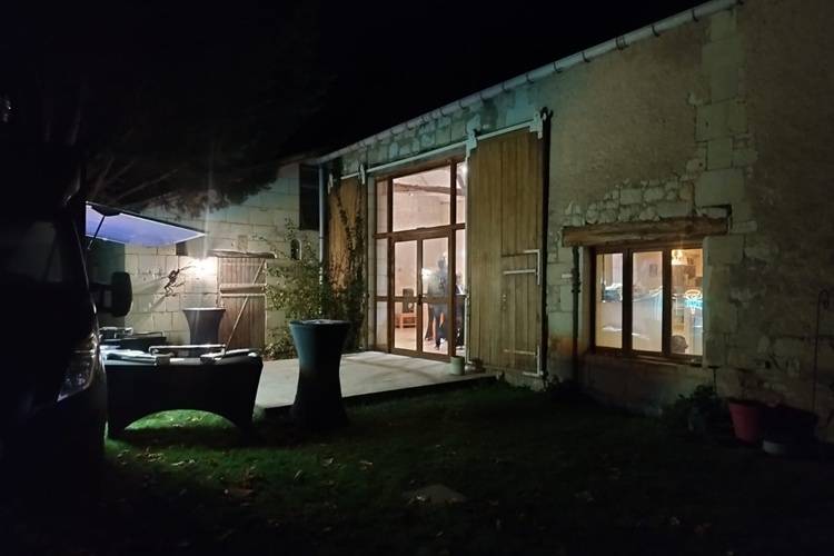 Food truck en extérieur