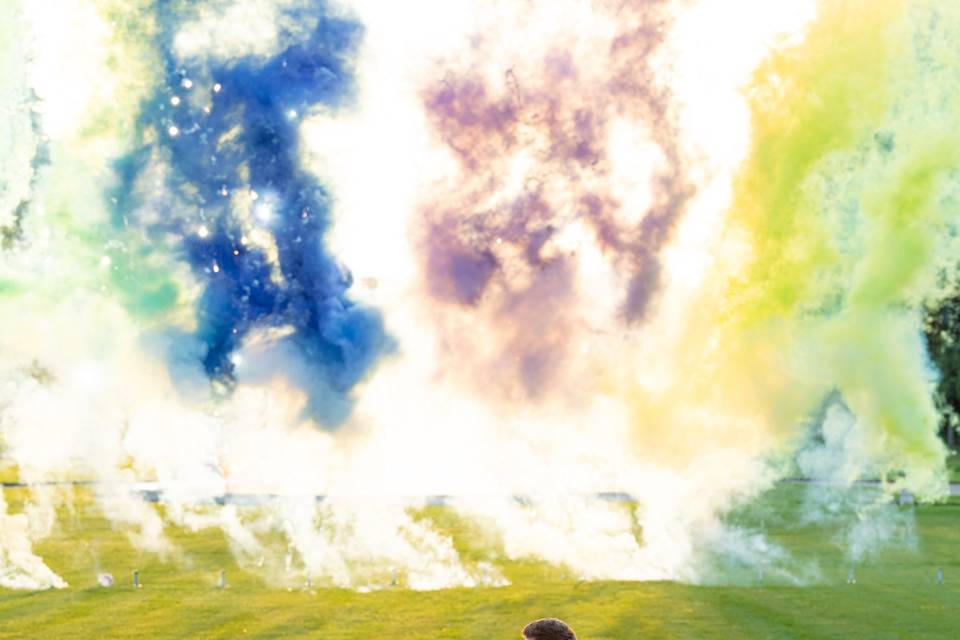 Fumigènes colorés