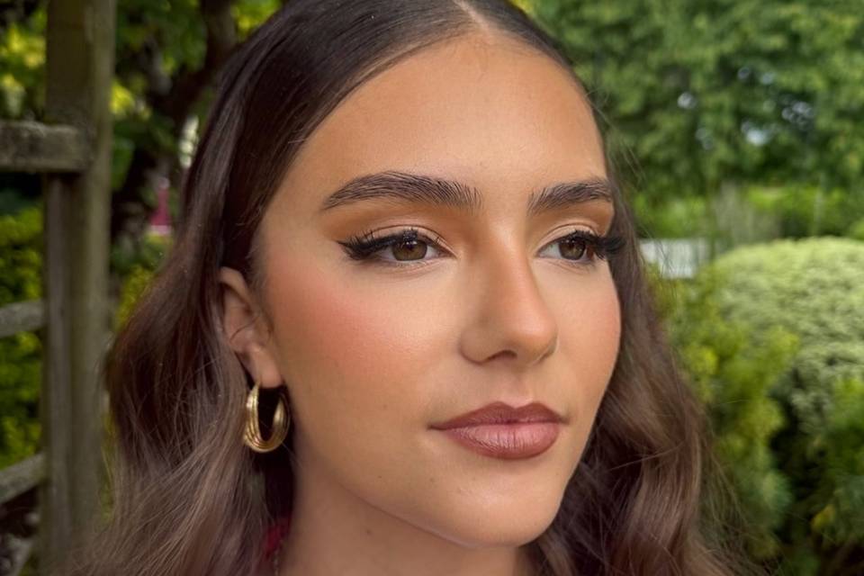 Maquillage bride mat