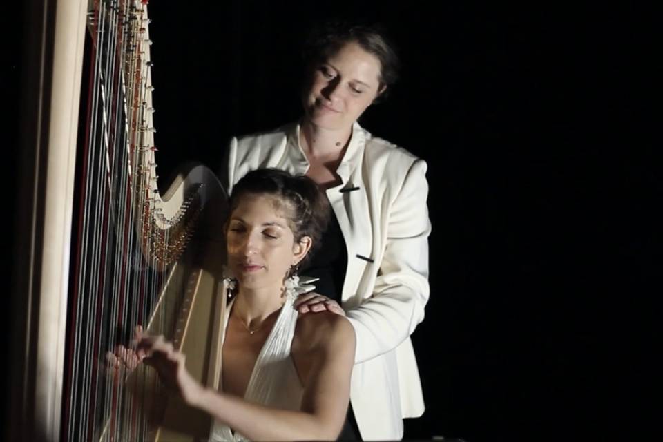 Voix et harpe