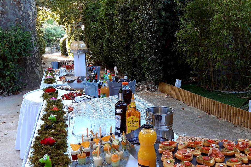 Buffet extérieur