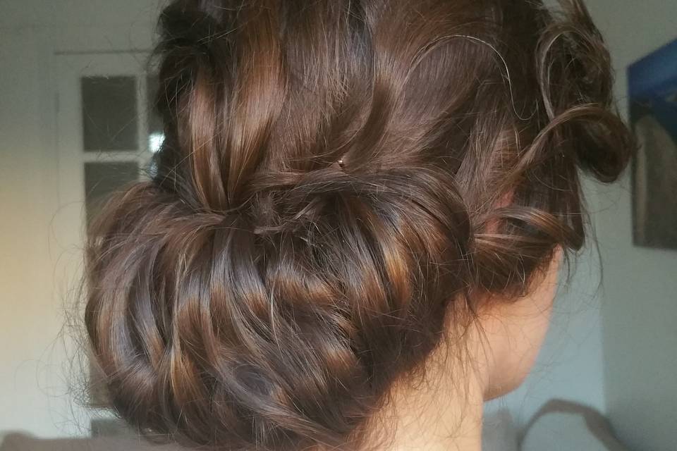 Chignon flou bas